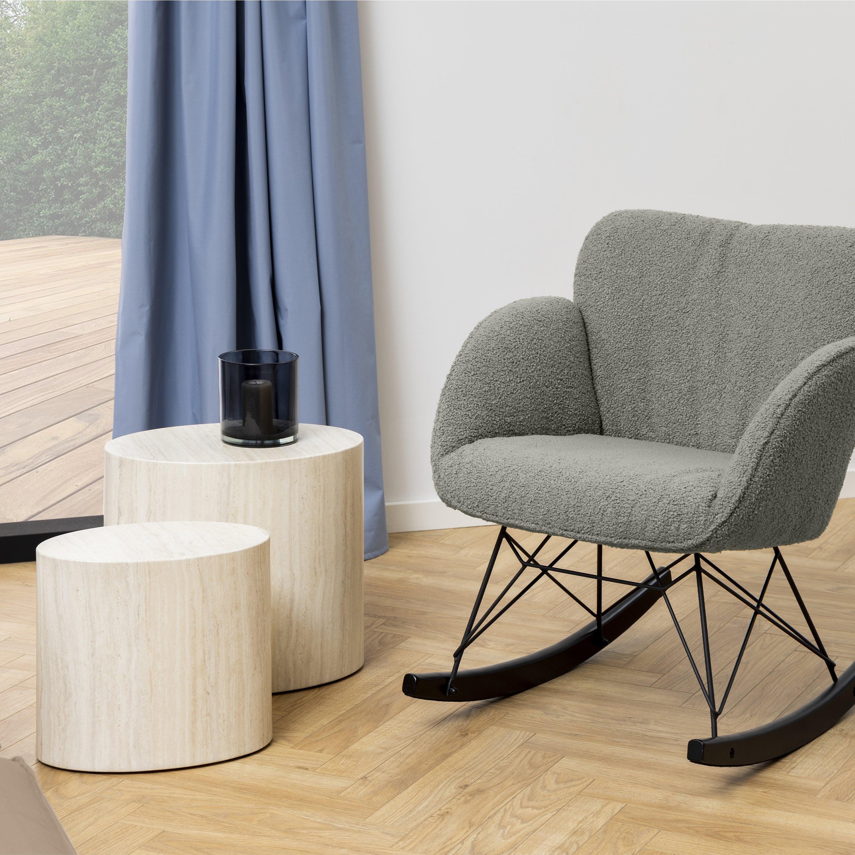 Mice Oval Coffee Table Set in Light Oak - image 3