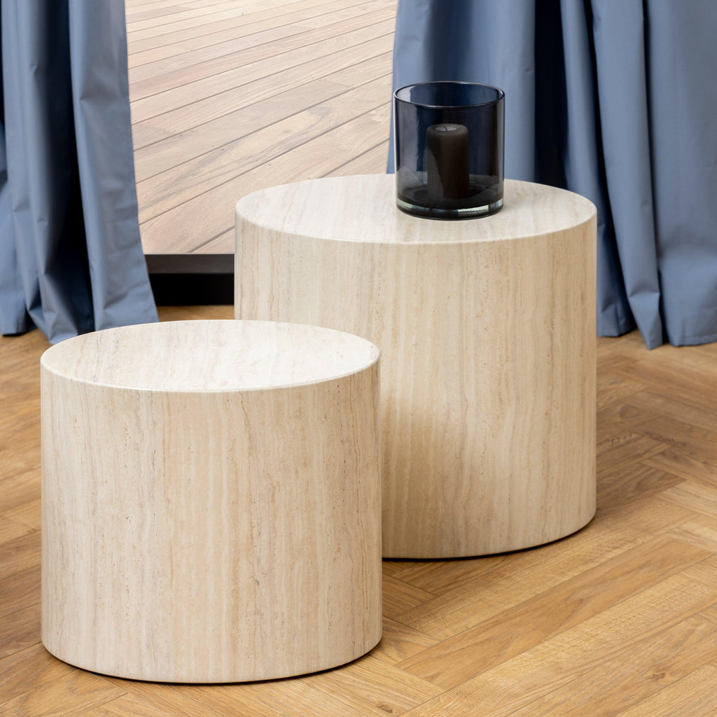 Mice Oval Coffee Table Set in Light Oak - image 4