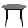 Montreux Round Extending Dining Table in Black 115-154 cm - image 2