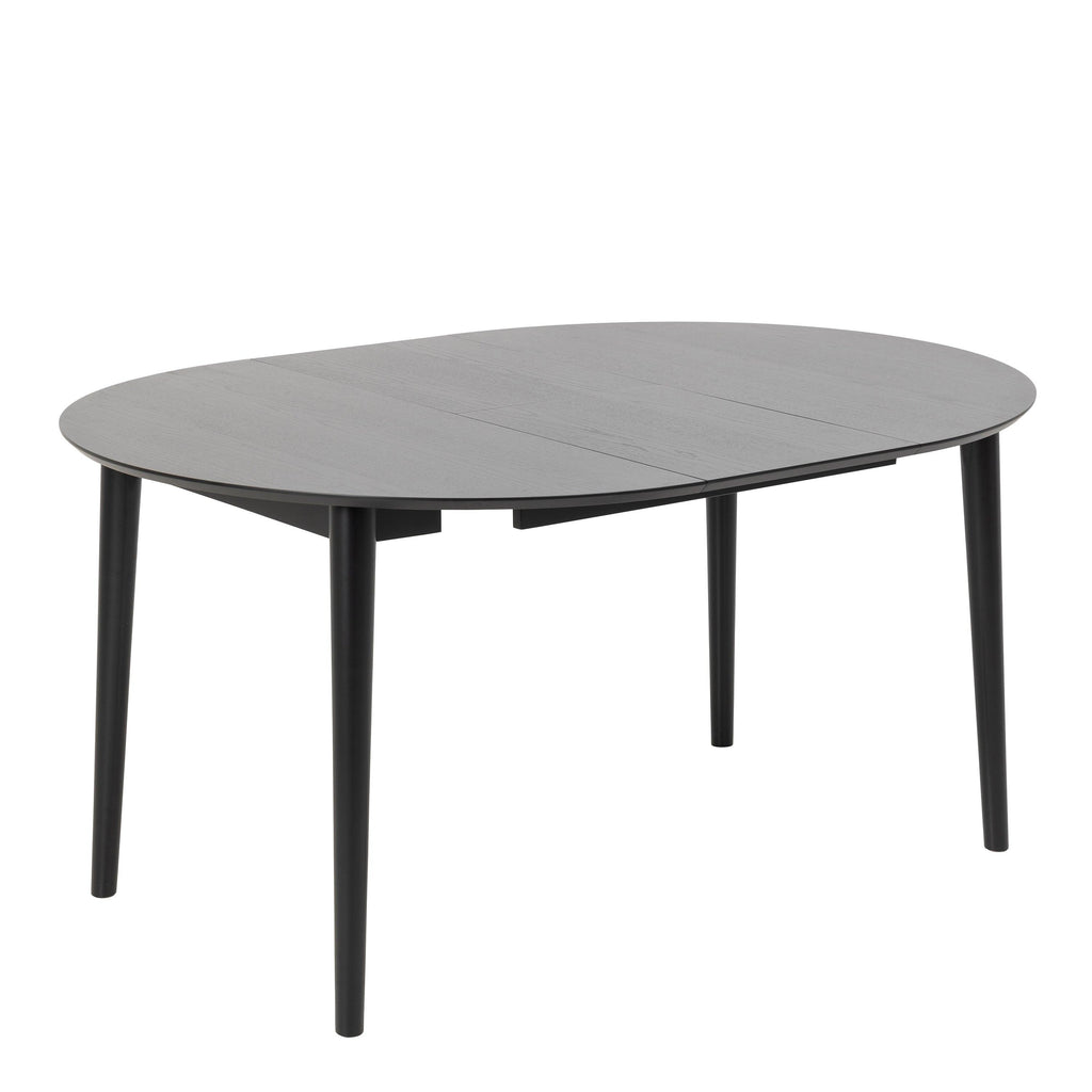 Montreux Round Extending Dining Table in Black 115-154 cm - image 3