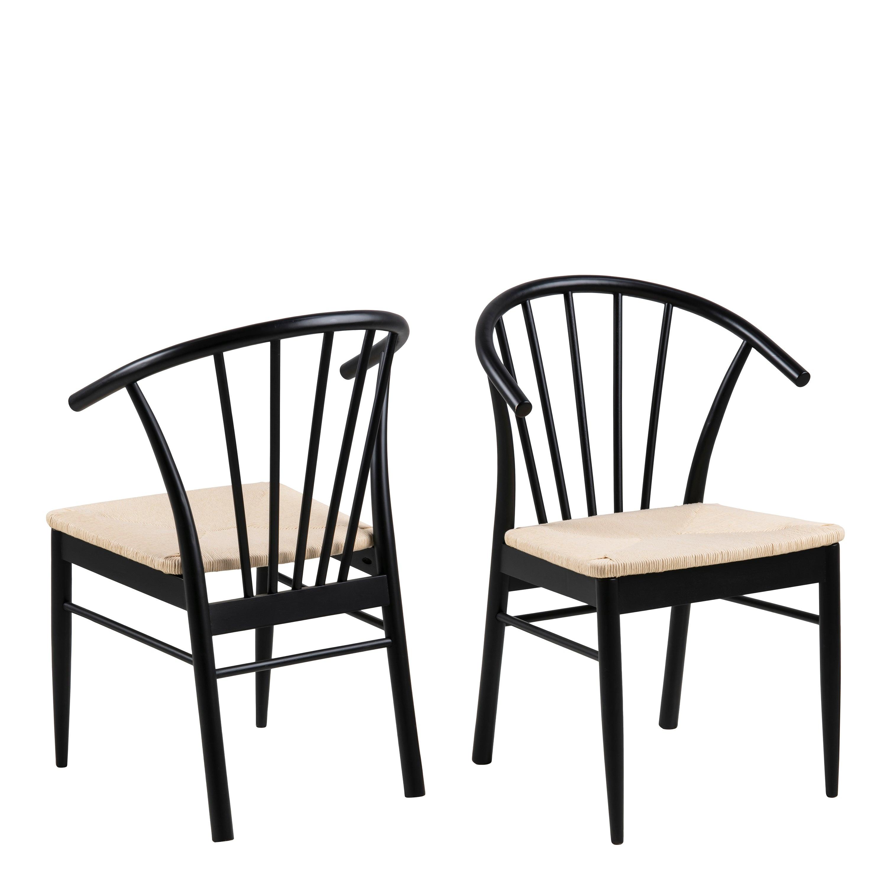 Montreux Round Extending Dining Table in Black 115-154cm includes 4 Cassandra Dining Chairs with Armrest in Black - image 8