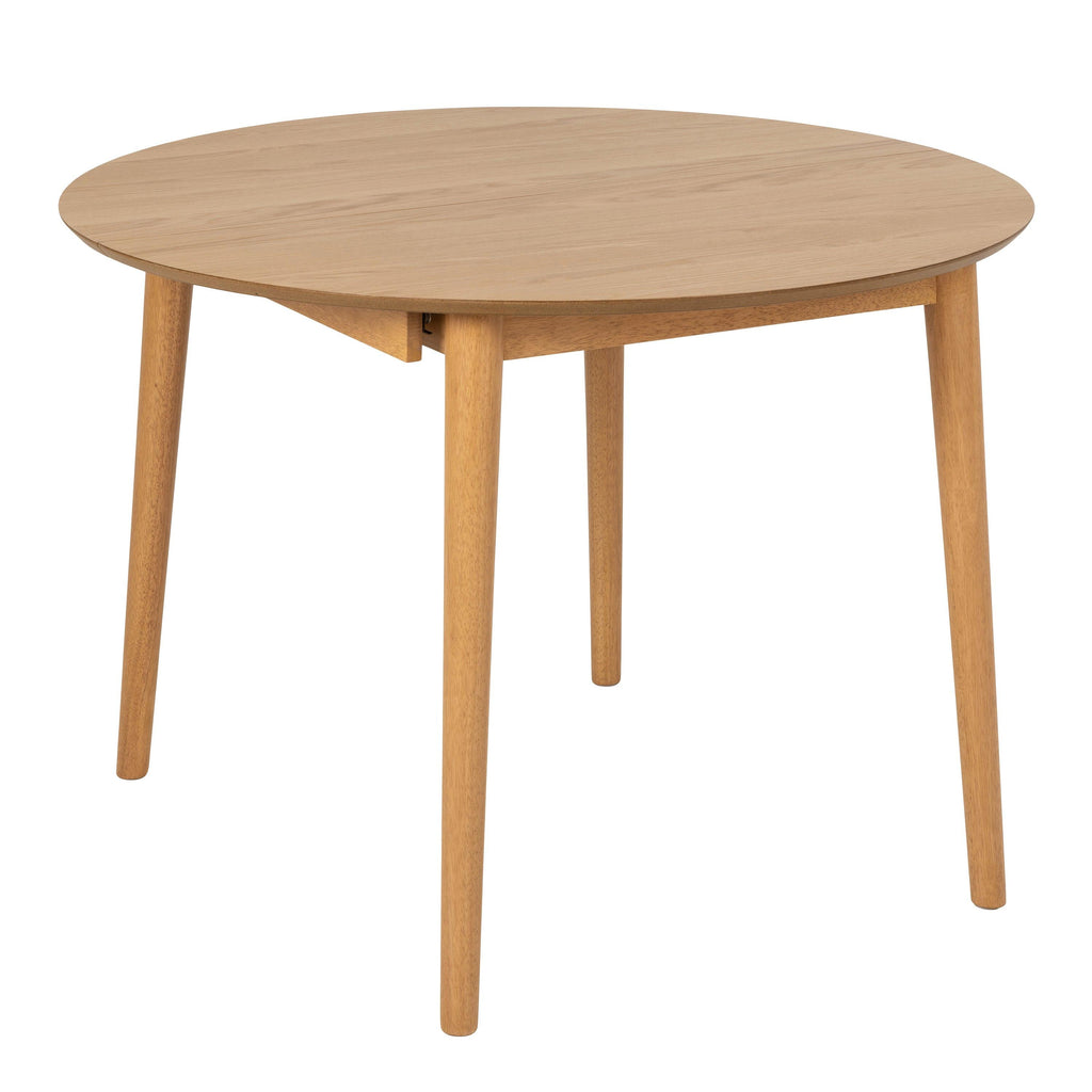 Montreux Round Extending Dining Table in Oak 154-115cm