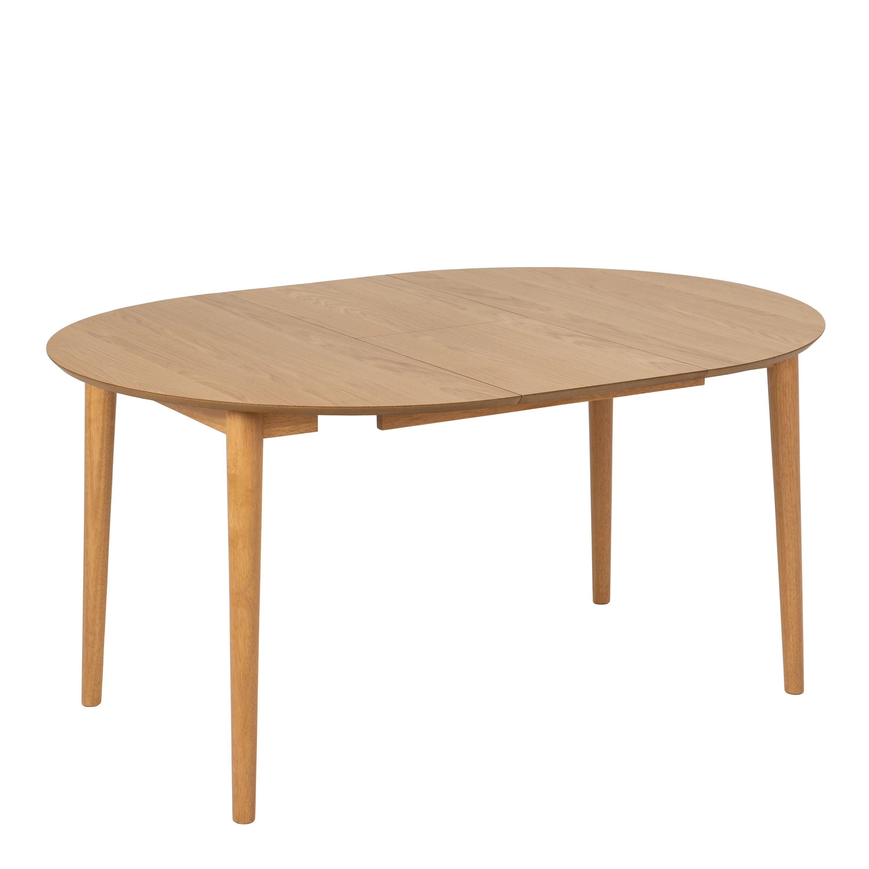Montreux Round Extending Dining Table in Oak 154-115cm - image 3