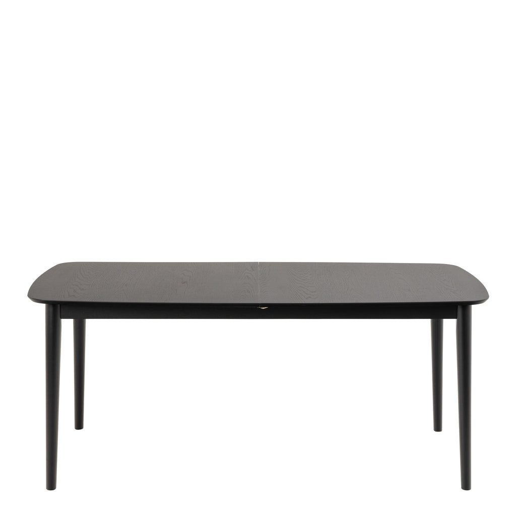 Montreux Rectangular Extending Dining Table in Black 180-219 cm - image 2