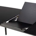 Montreux Rectangular Extending Dining Table in Black 180-219 cm - image 4