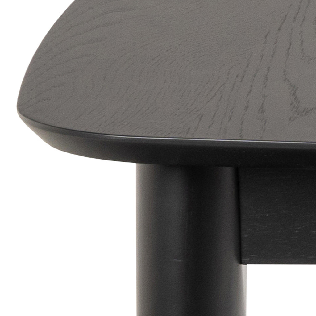 Montreux Rectangular Extending Dining Table in Black 180-219 cm - image 8