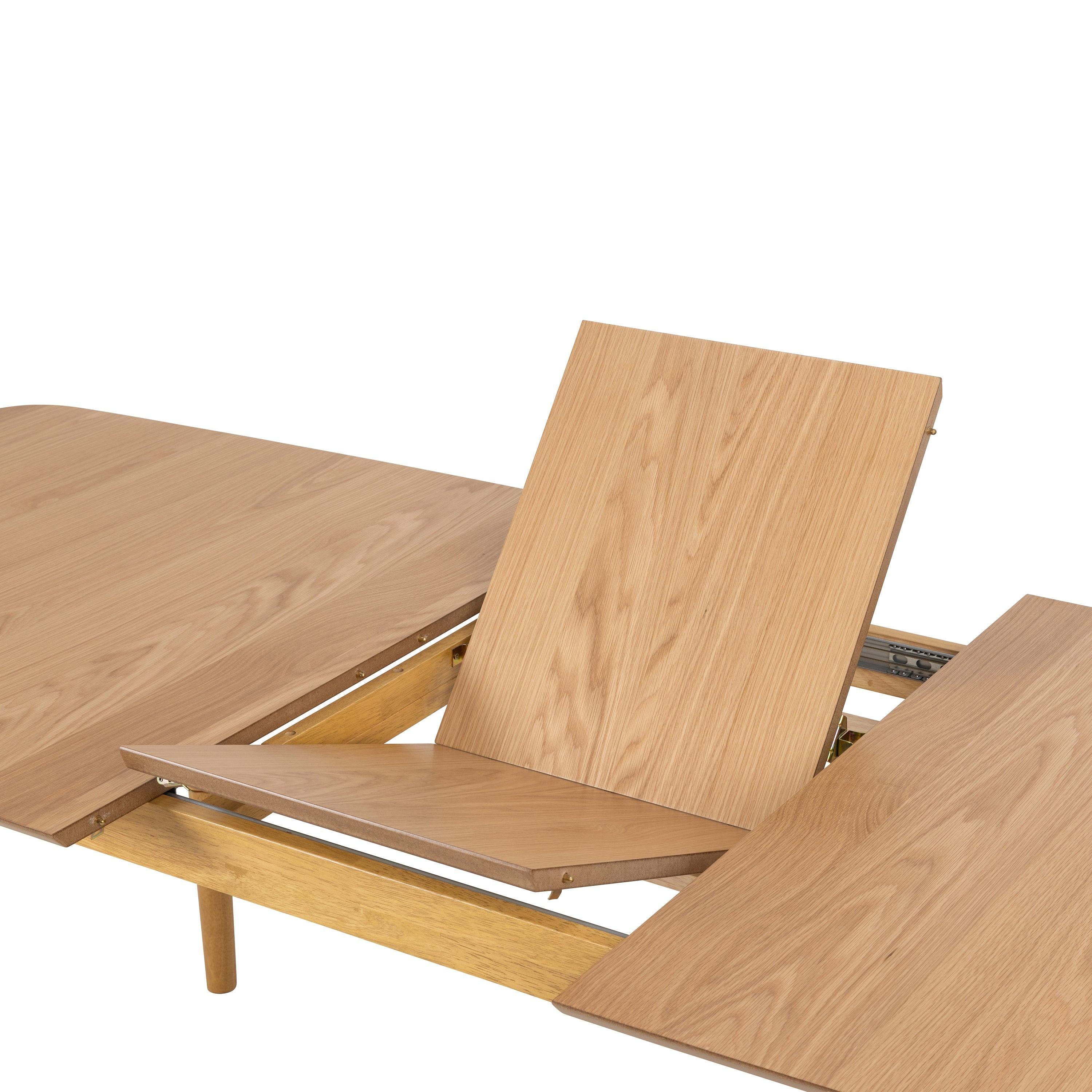 Montreux Rectangular Extending Dining Table in Oak 180-219 cm - image 4
