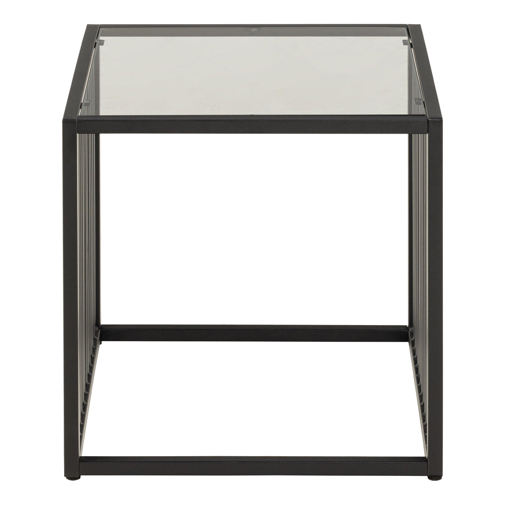 Strington Side Table in Black with Glass Top - image 2