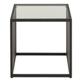 Strington Side Table in Black with Glass Top - image 2