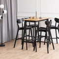 Roxby Bar Table in Oak & Black - image 4