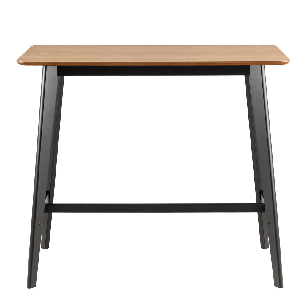 Roxby Bar Table Included 2 Roxby Bar Stool, Black and Oak - image 3