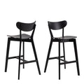 Roxby Bar Table in Black & Oak Included 4 Roxby Bar Stool in Black - image 5