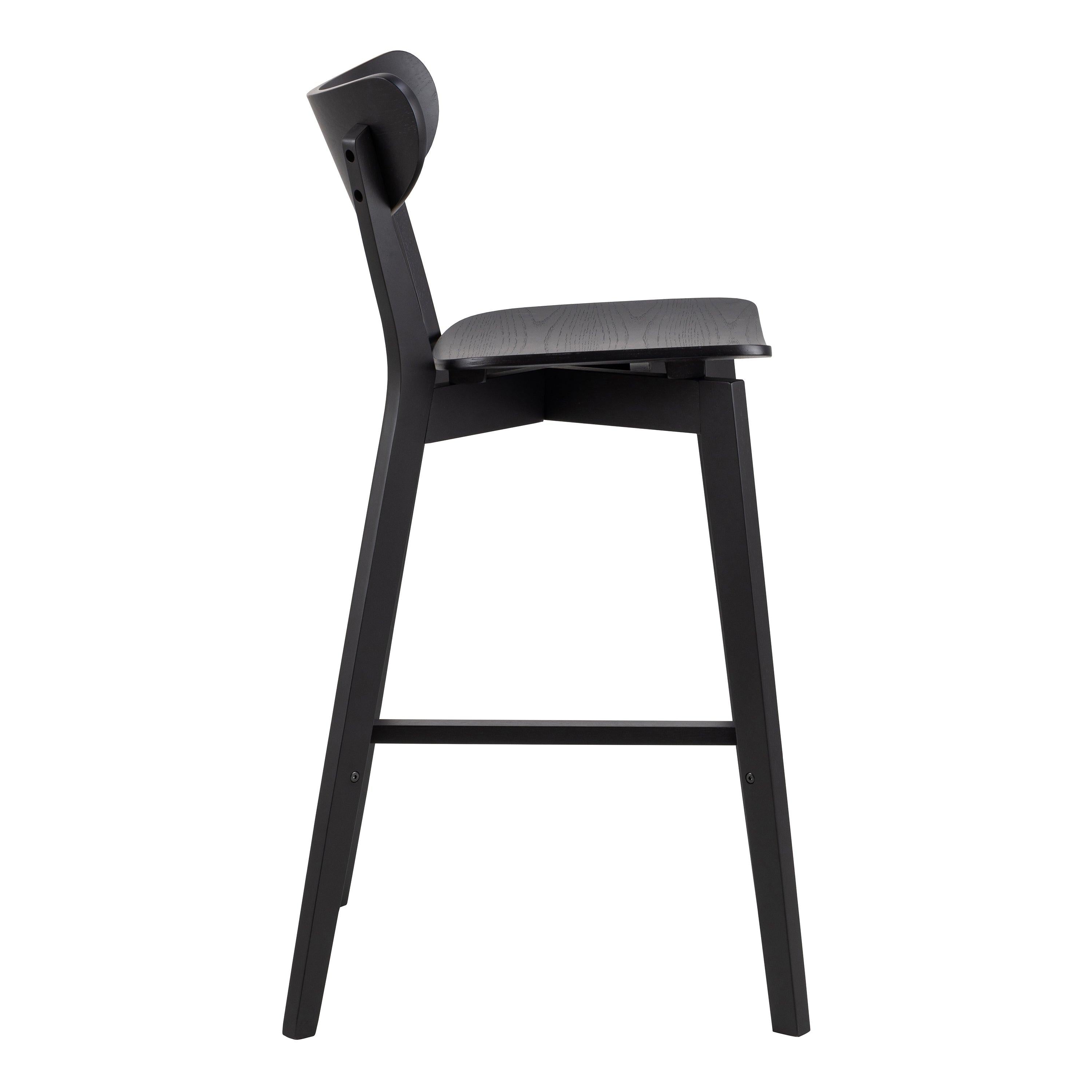 Roxby Bar Stool in Black Set of 2 - image 3