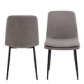 Becca Dining Chair in Light Brown Set of 4 - image 2