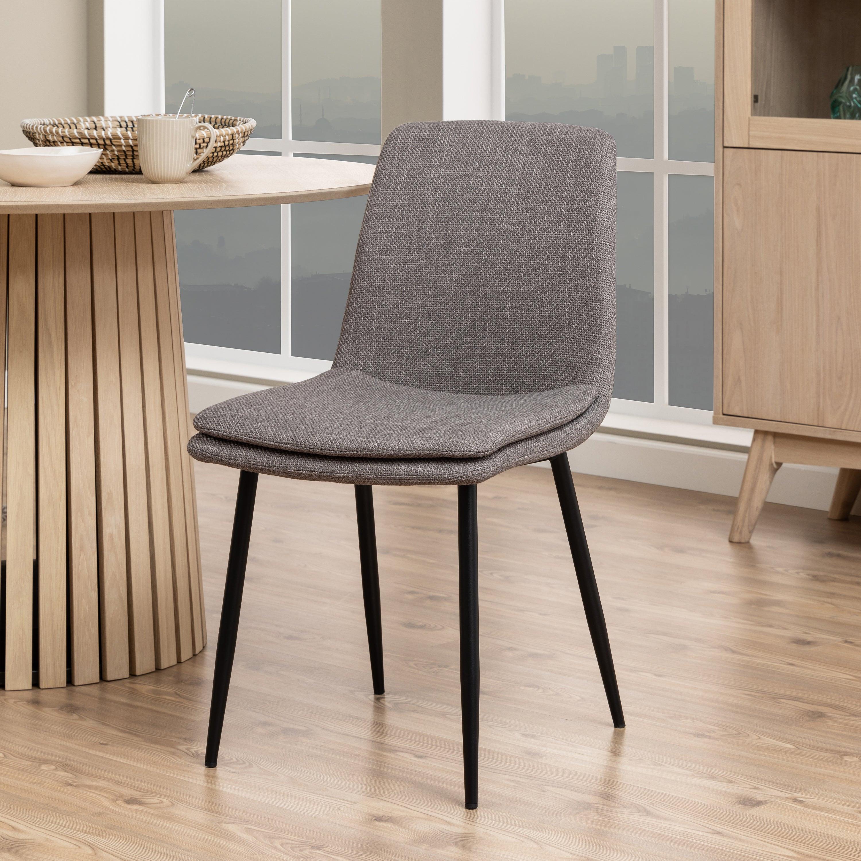Becca Dining Chair in Light Brown Set of 4 - image 5