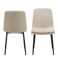 Becca Dining Chair in Beige Set of 4 - image 2