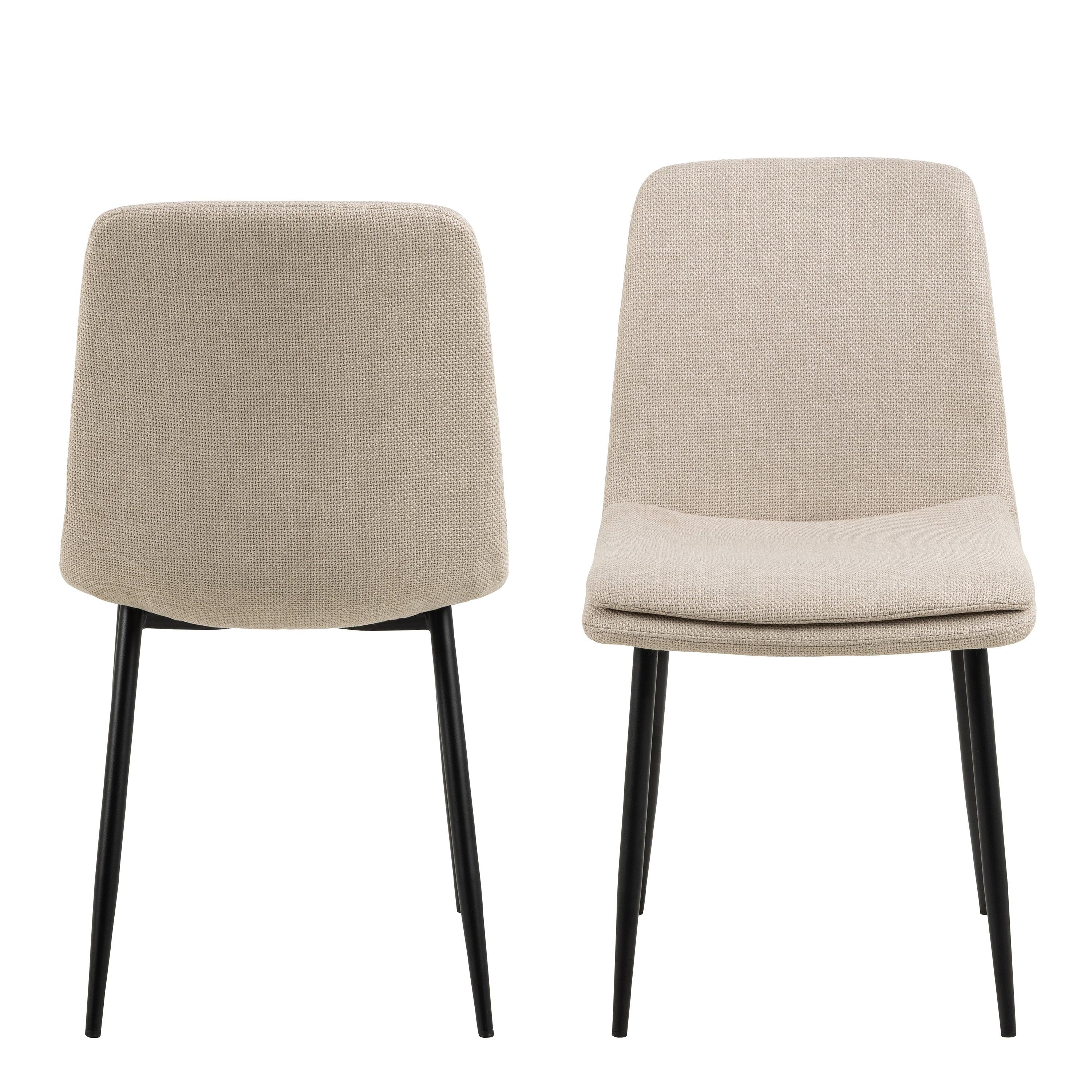 Becca Dining Chair in Beige Set of 4 - image 2