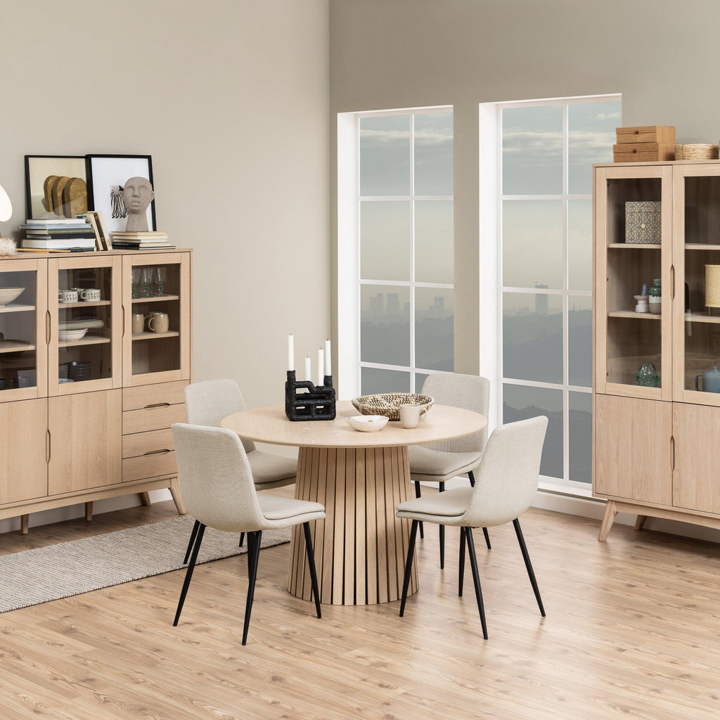 Becca Dining Chair in Beige Set of 4 - image 4