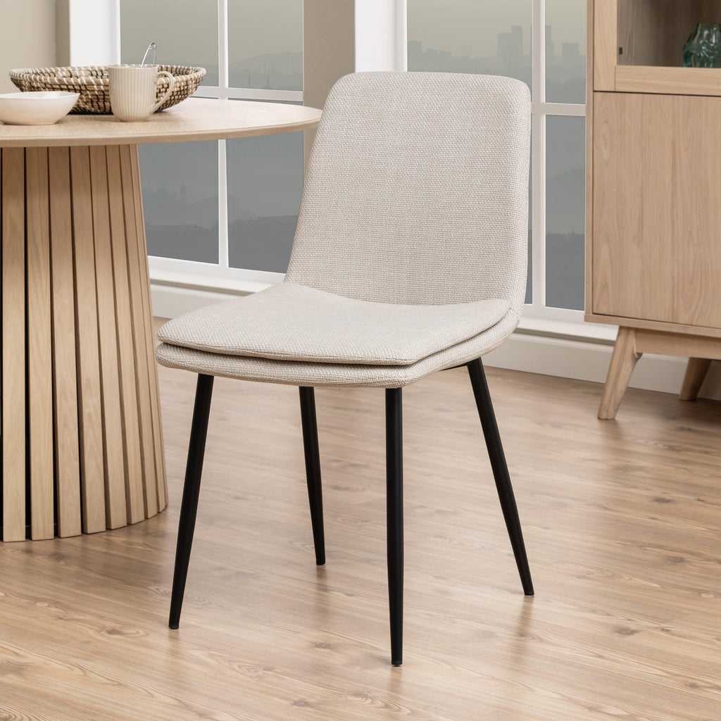 Becca Dining Chair in Beige Set of 4 - image 5