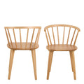 Ida Dining Chair in Oak Set of 2 - image 2