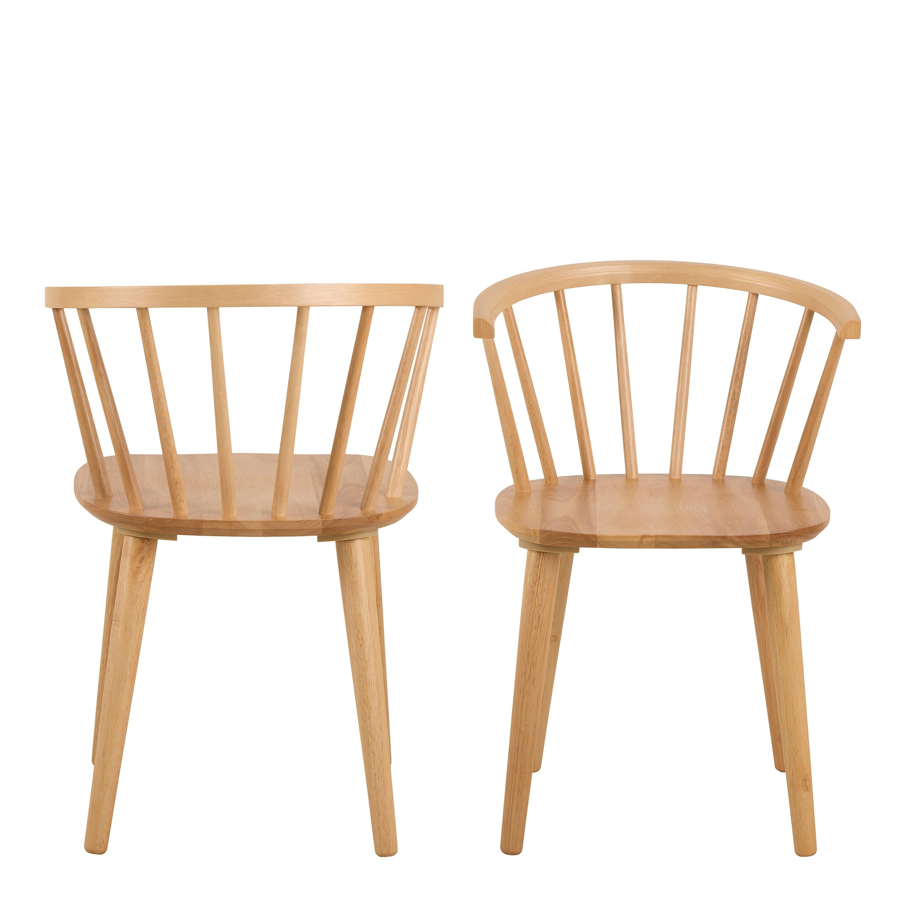 Ida Dining Chair in Oak Set of 2 - image 2