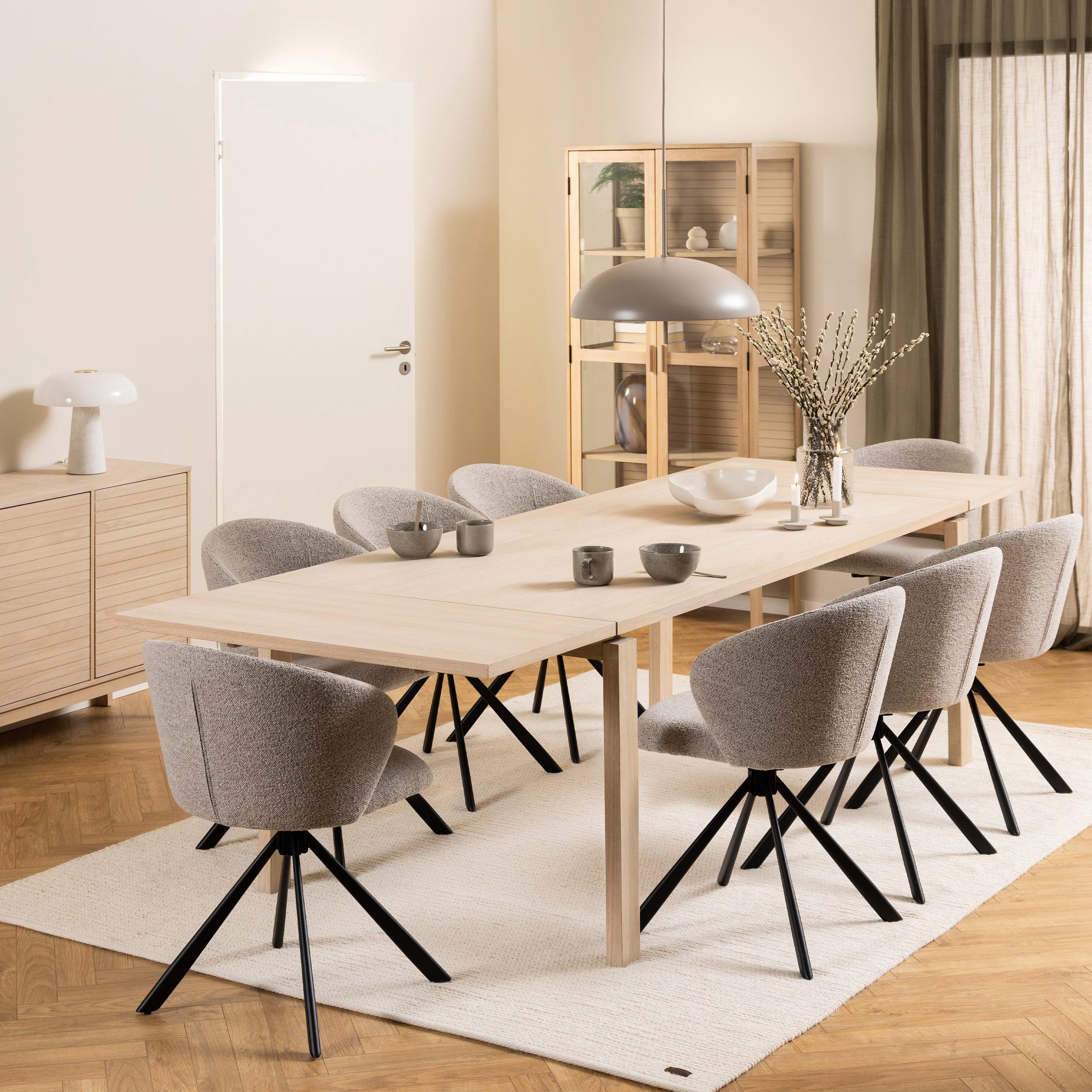 Linley Extending Dining Table in White Oak - image 4