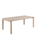 Linley Extendable Dining Table in White Oak 200/300 x 100 x 75cm - image 2