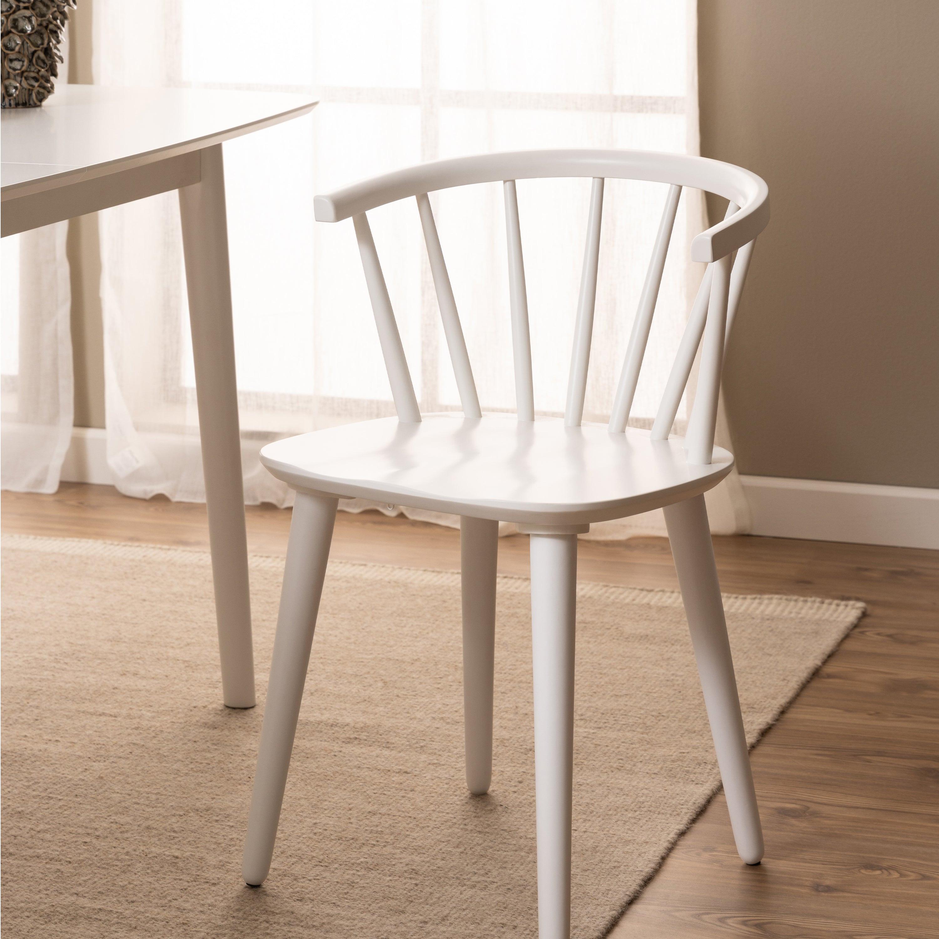 Ida Dining Chair in White Set of 2 - image 6