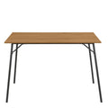 Peru Dining Table in Black and Oak 120x80cm includes 4 Peru Dining Chairs in Steel and Oak - image 3