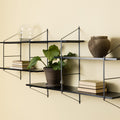 Belfast Wall Unit with 4 Shelves in Black - image 5