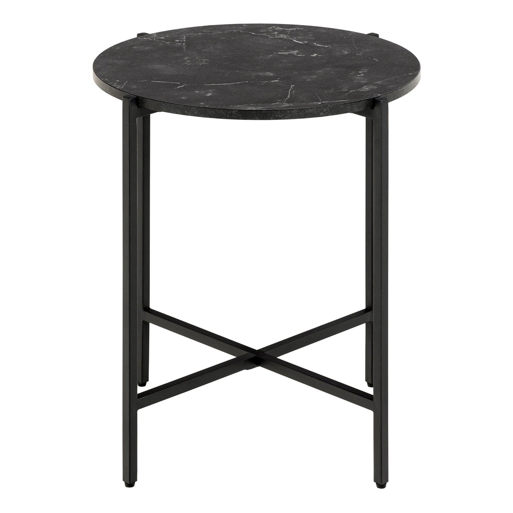 Lamoine Round Side Table in Matt Black - image 2