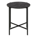 Lamoine Round Side Table in Matt Black - image 2