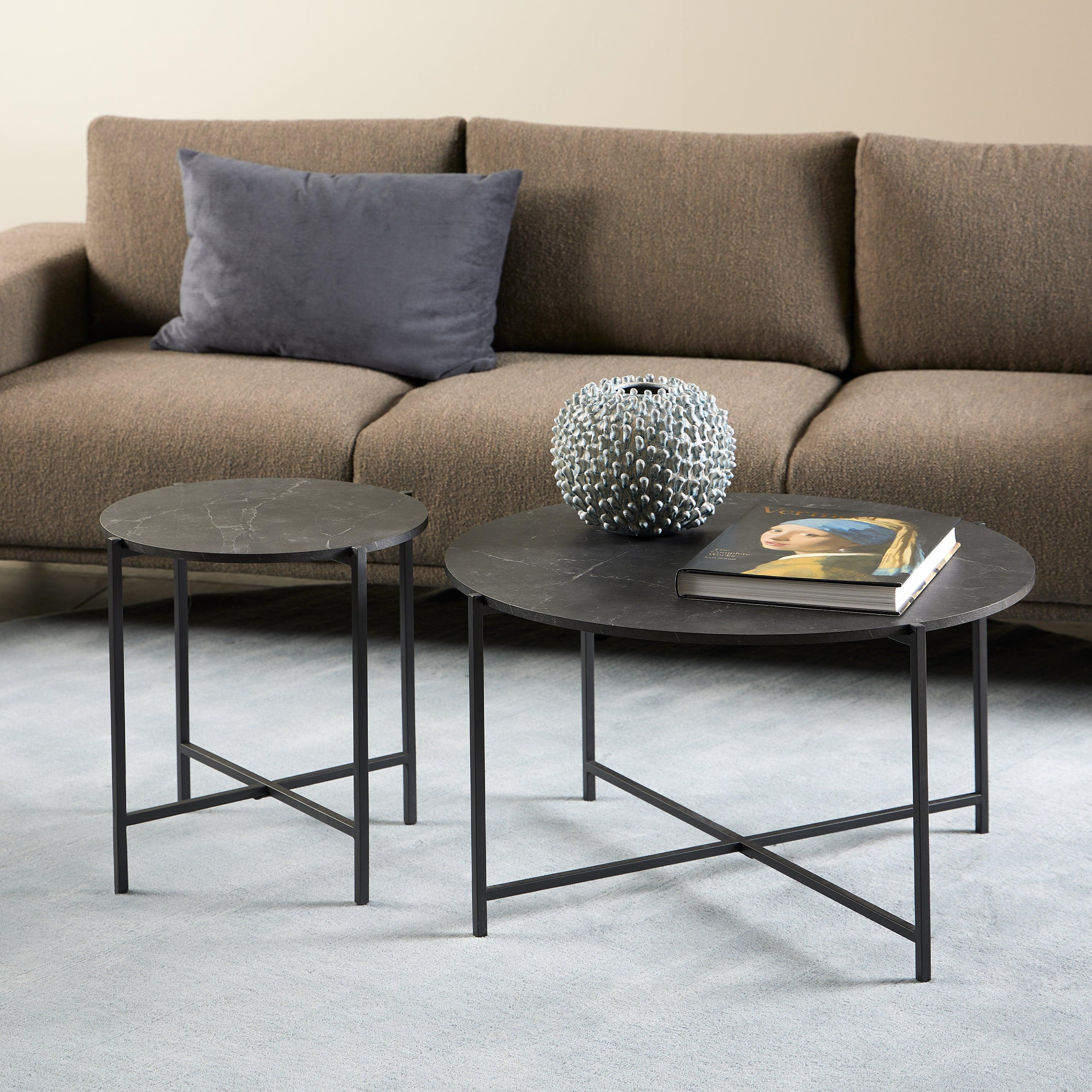 Lamoine Round Side Table in Matt Black - image 3