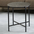 Lamoine Round Side Table in Matt Black - image 4