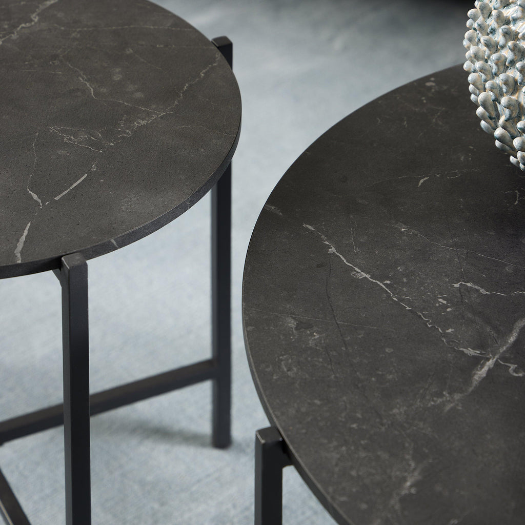 Lamoine Round Side Table in Matt Black - image 5