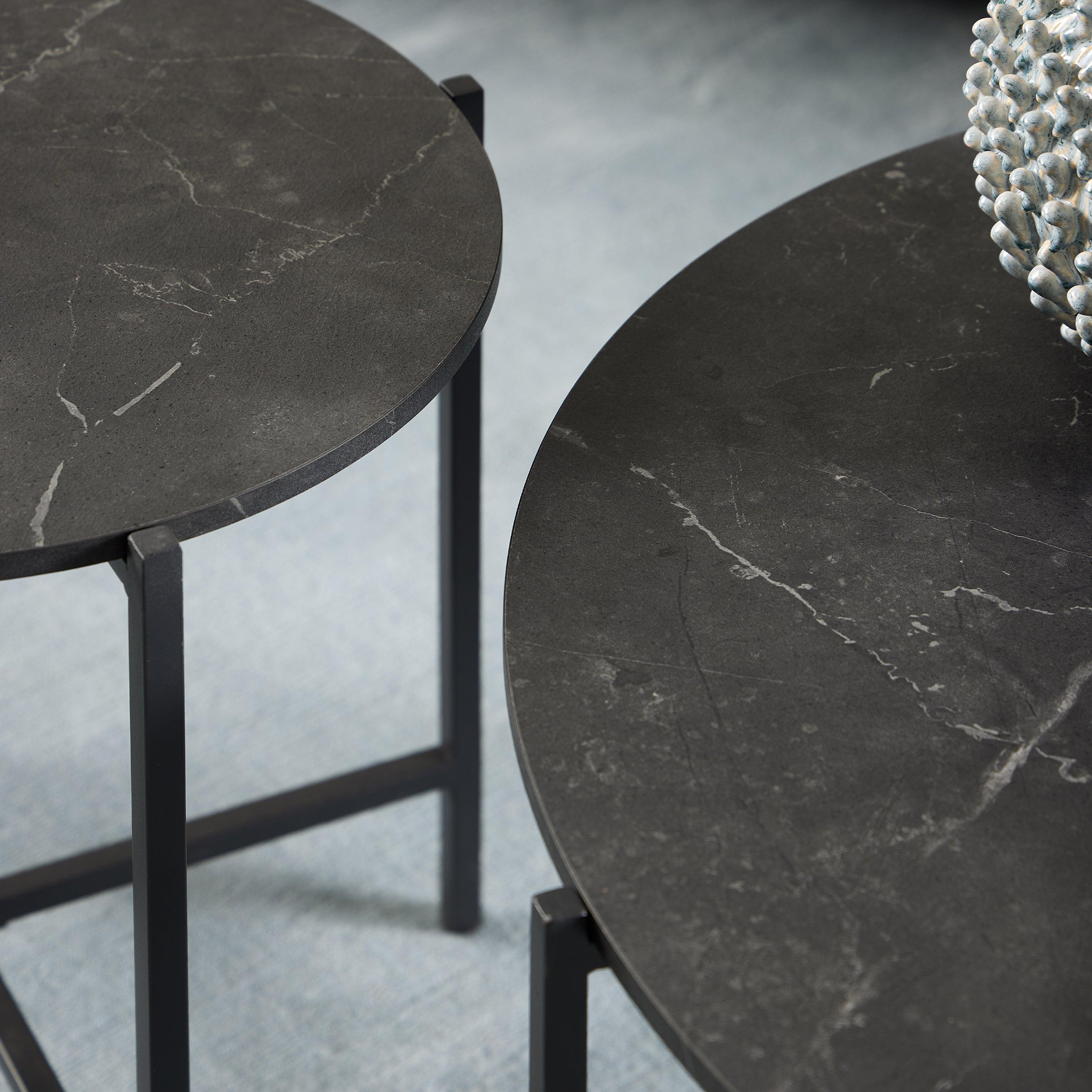 Lamoine Round Side Table in Matt Black - image 5