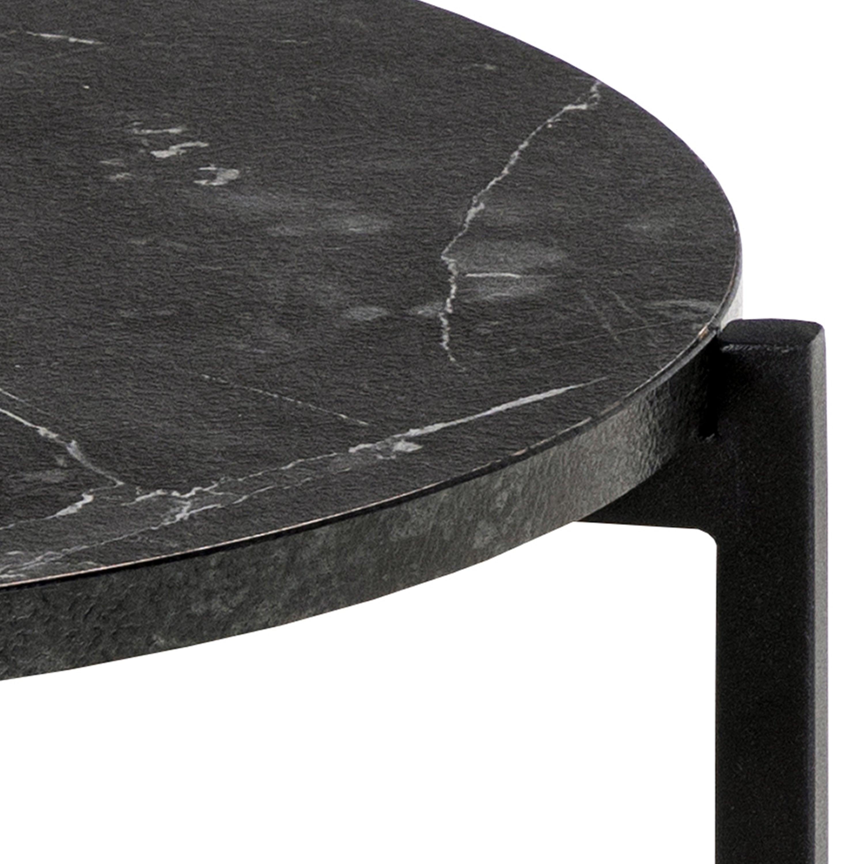 Lamoine Round Side Table in Matt Black - image 6
