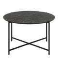 Lamoine Round Coffee Table in Matt Black - image 2