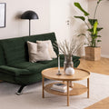 Banbury Round Coffee Table in Oak 80x42cm - image 3