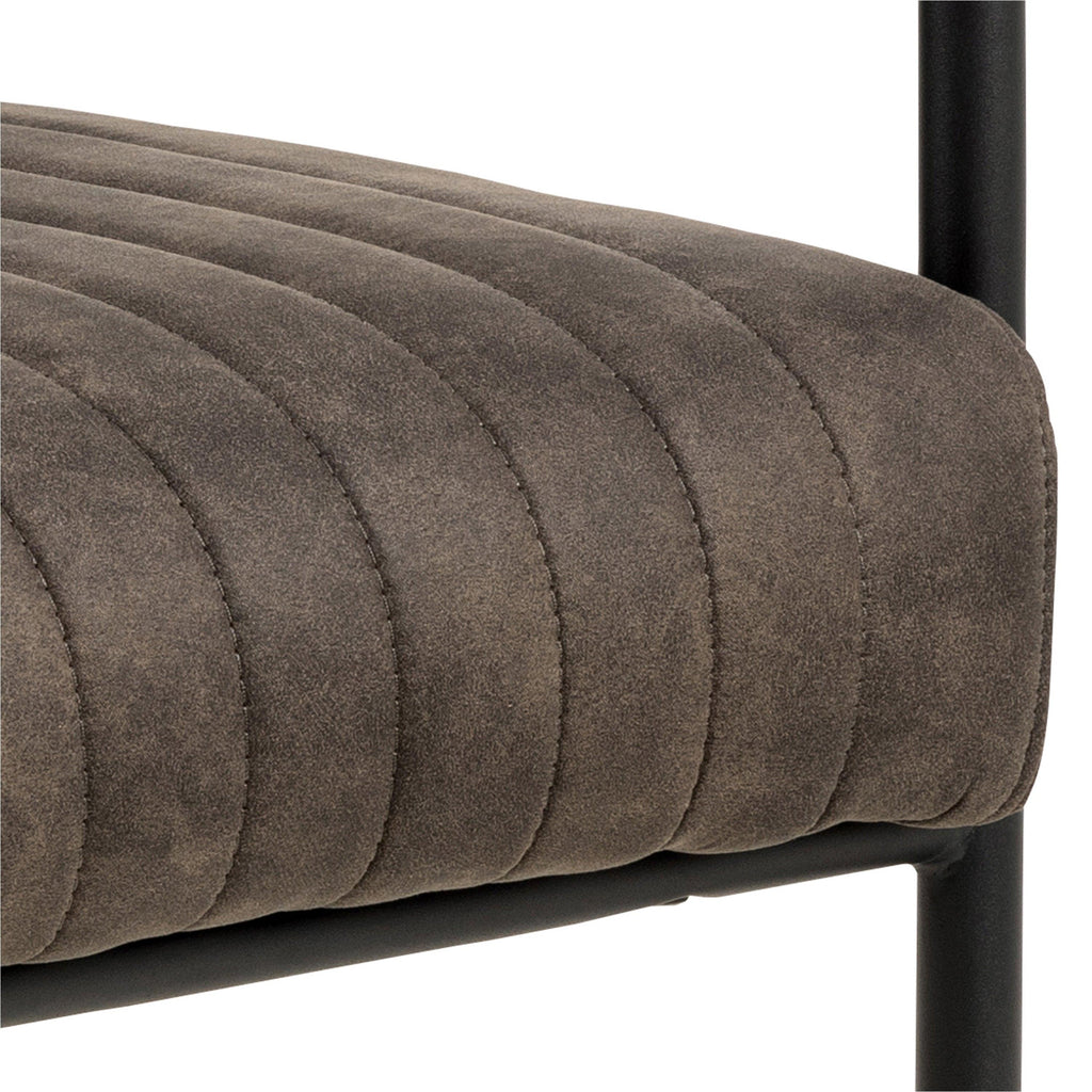 Adele Dining Chair in Grey Fabric Set of 2 - image 8