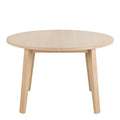 A-Line Round Extendable Dining Table in White Oak 120/220 x 120 x 75cm - image 3