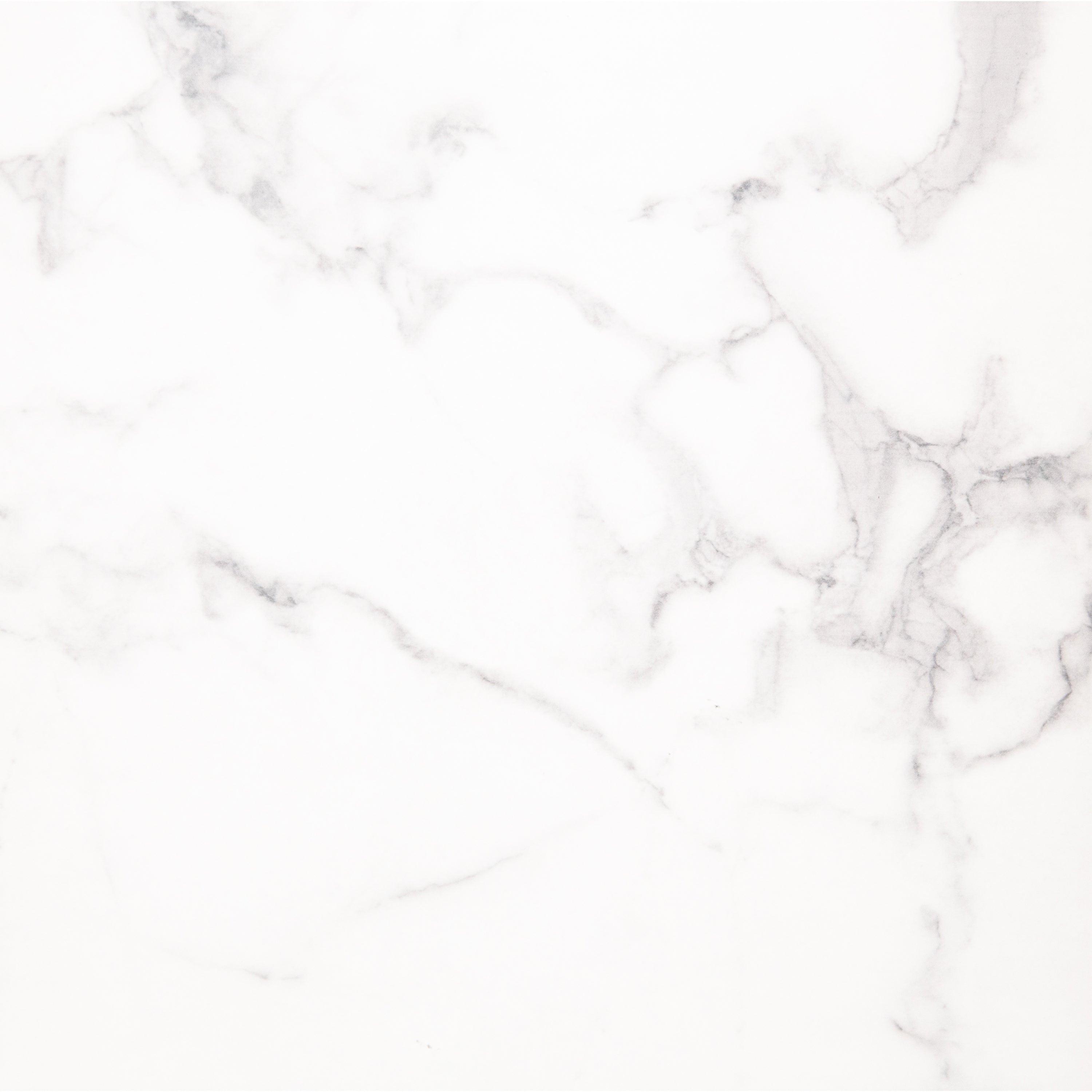 Dice Round Coffee Table Set of 2 in White Marble and Carrara Rough Paper - image 7