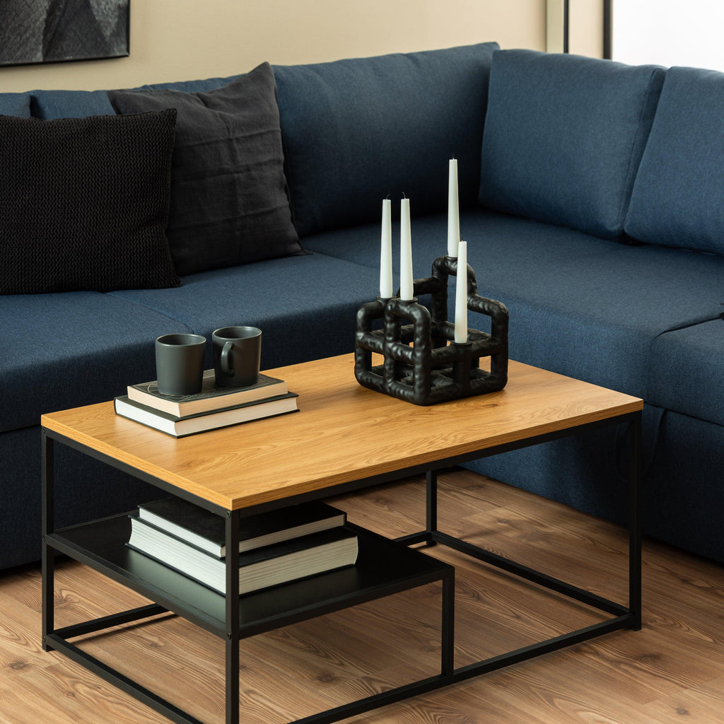 Gila Coffee Table with Open Shelf in Oak - image 5