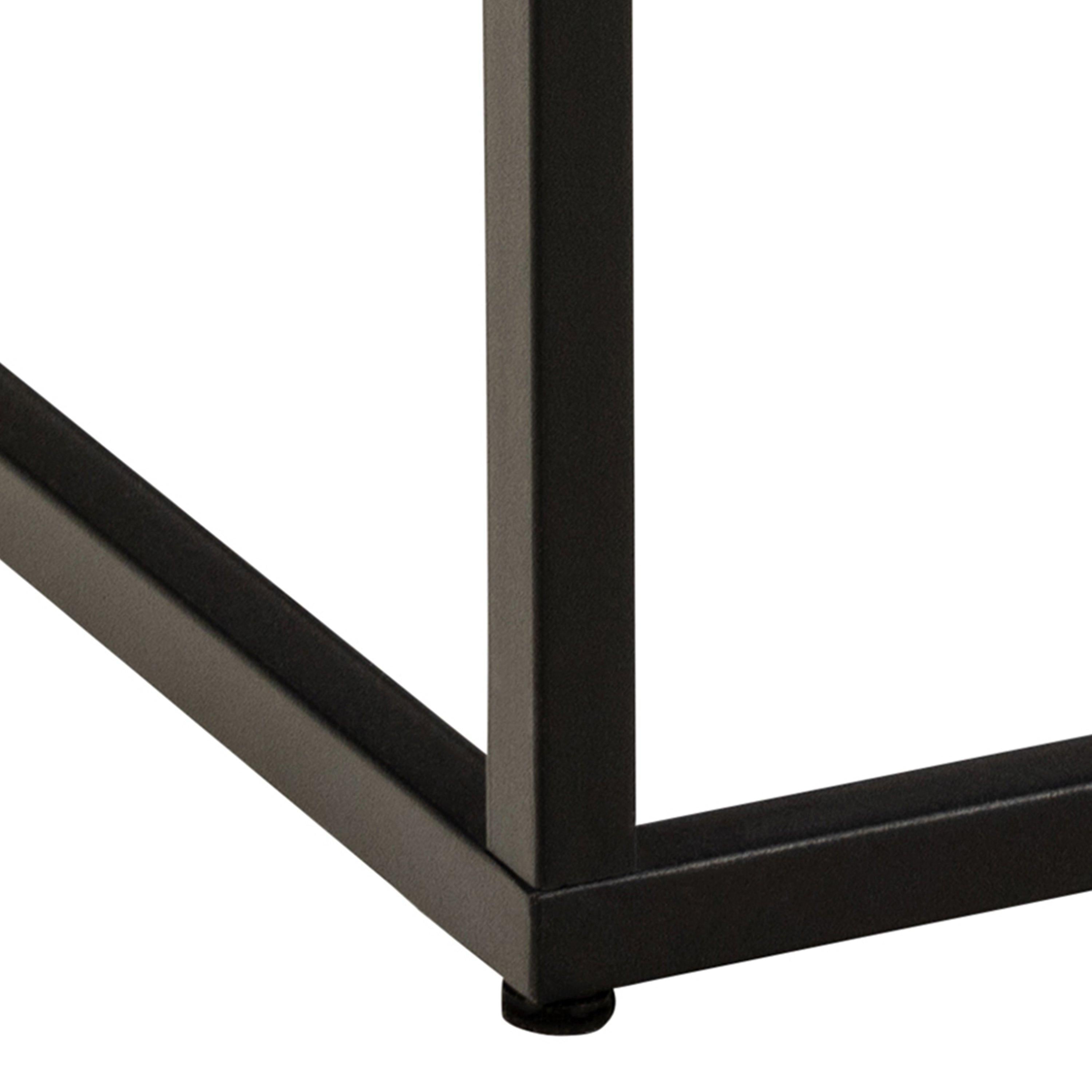 Barossa Coffee Table with Black Marble Marquina Top & Black Steel Base 40cm - image 6