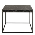 Barossa Coffee Table with Black Marble Marquina Top & Black Steel Base 60cm - image 2