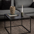 Barossa Coffee Table with Black Marble Marquina Top & Black Steel Base 60cm - image 4