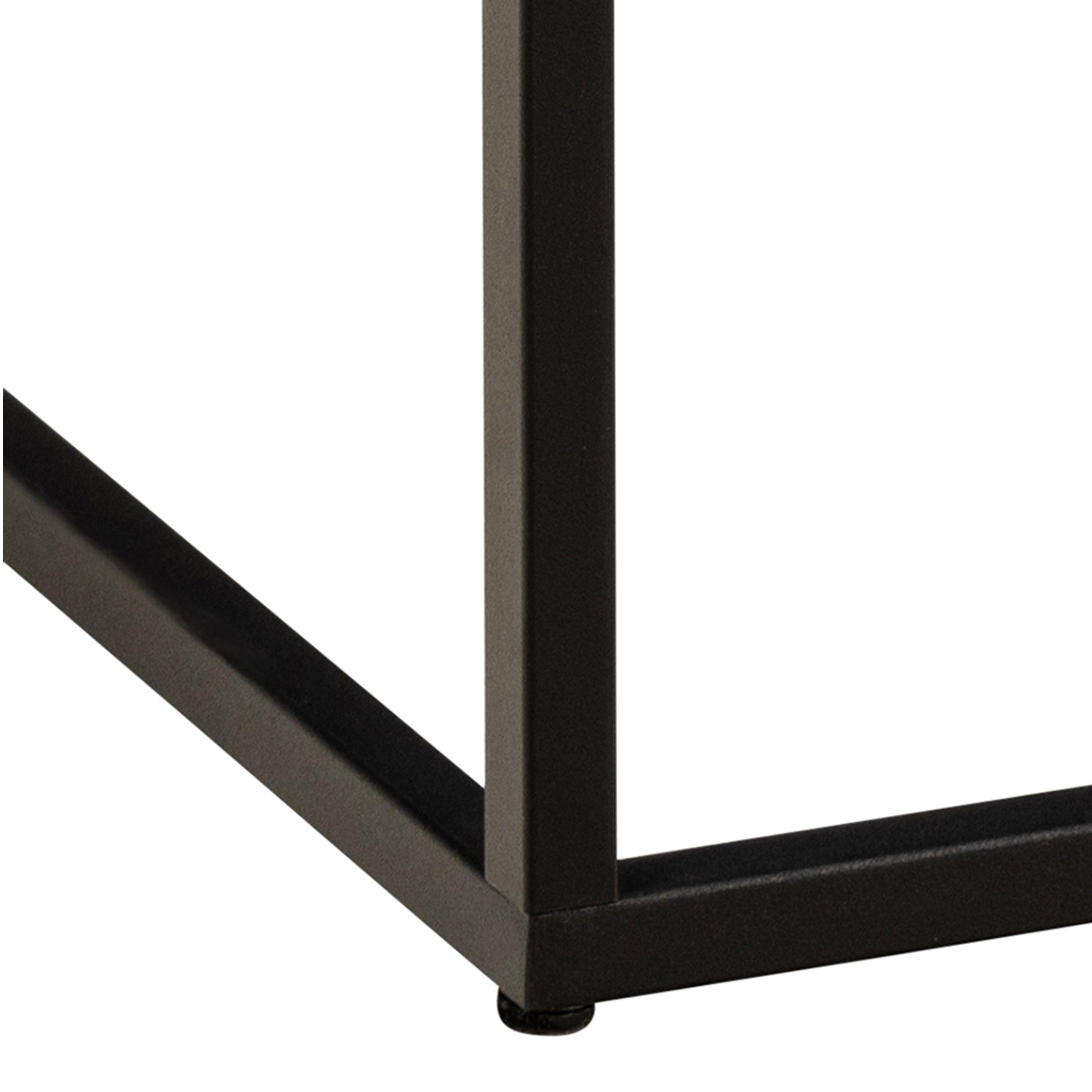 Barossa Coffee Table with Black Marble Marquina Top & Black Steel Base 60cm - image 6