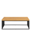Strington Coffee Table in Black and Oak - image 2