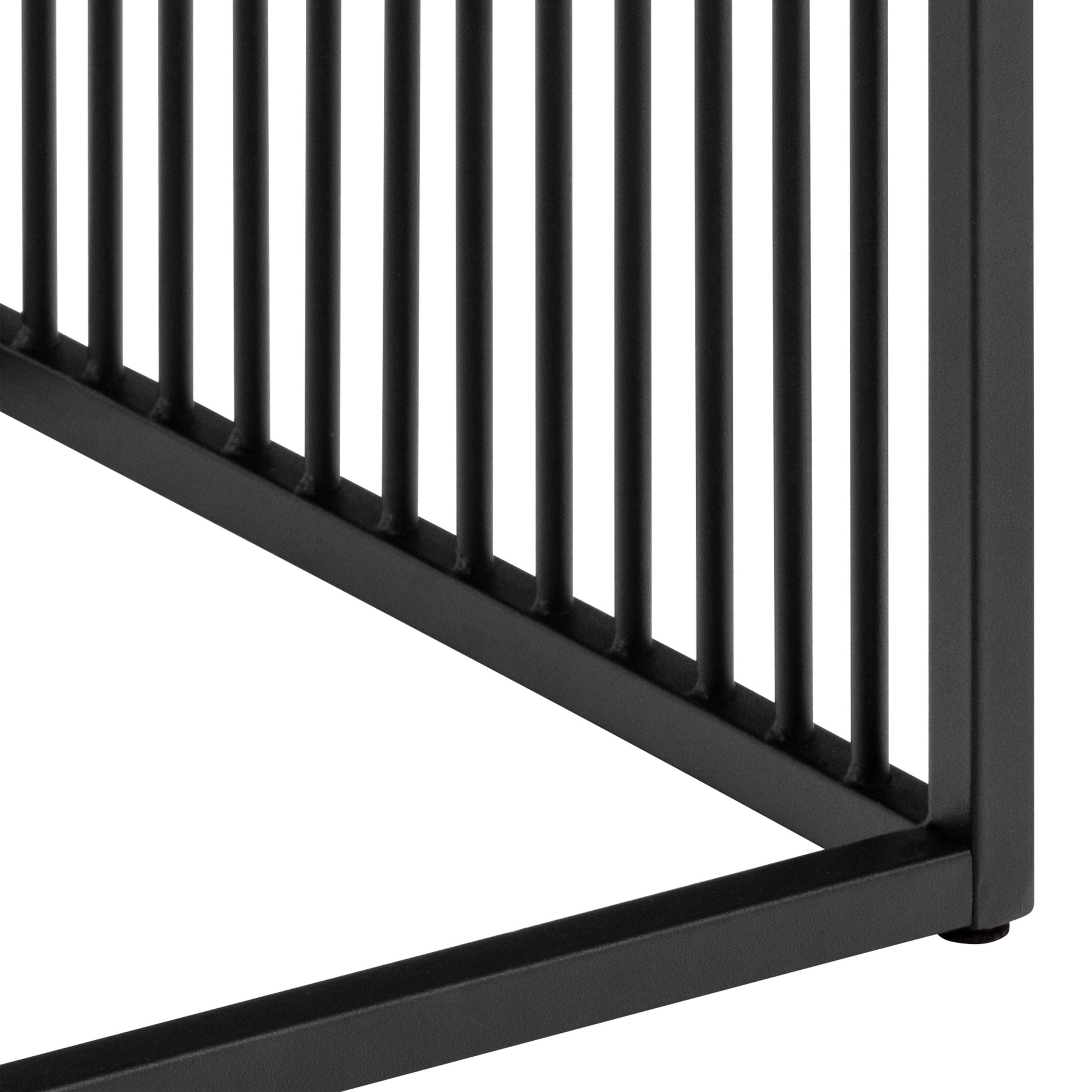 Strington Side Table in Black and Oak - image 7