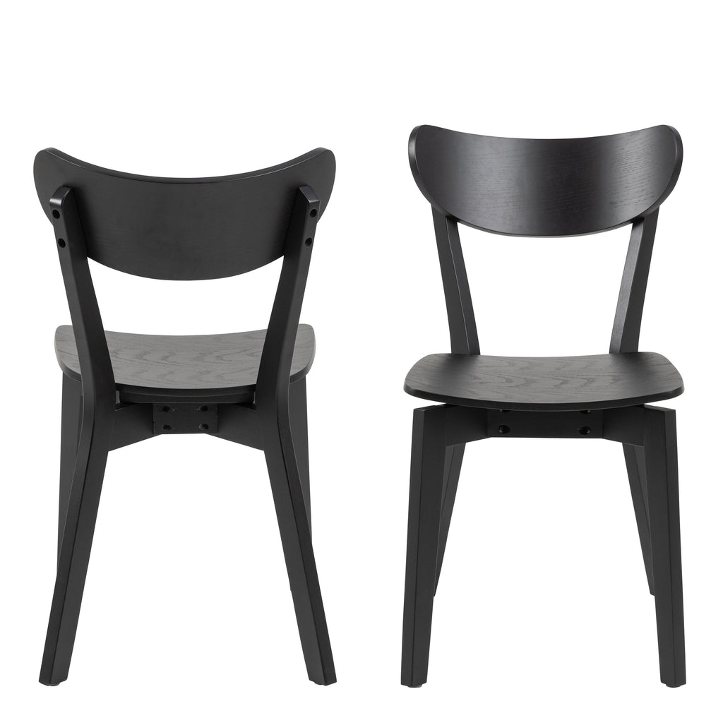 Roxby Dining Chairs in Black Set of 2 - image 2
